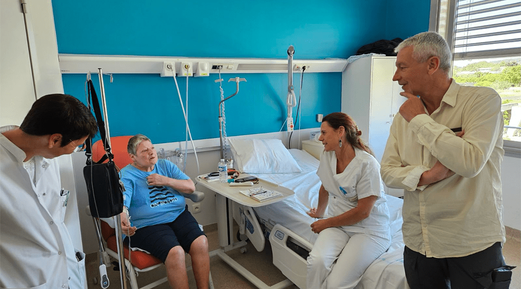 Joël Lauvige au sein de service USSA à L'hôpital de Manosque le 11 juin 2024